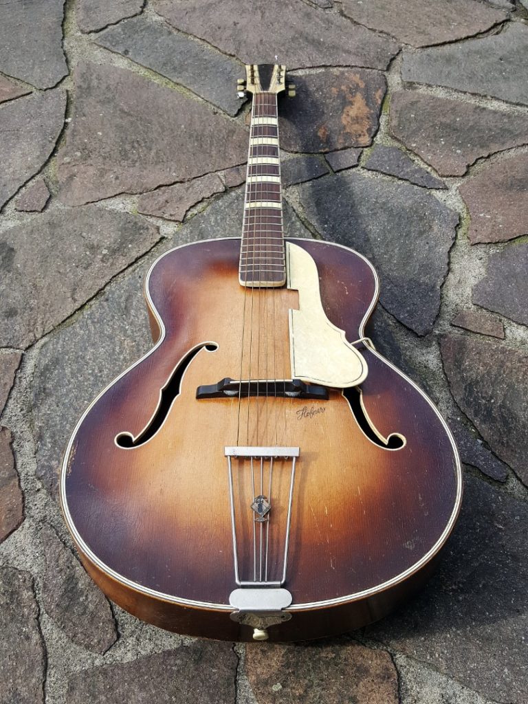 1950s Hofner 456 Sunburst Schlaggitarre PhilThy Guitars