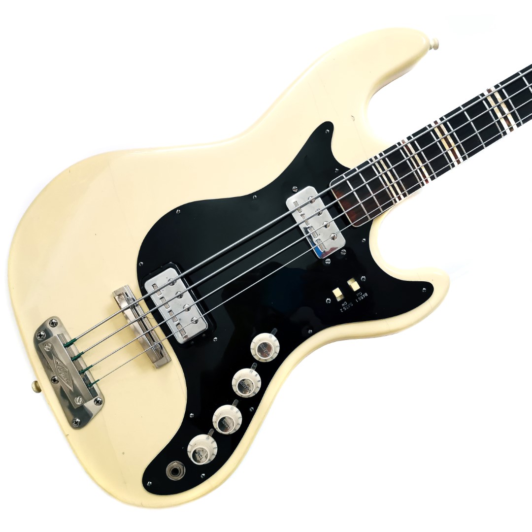 1965 Hofner 185 Solid White Bass
